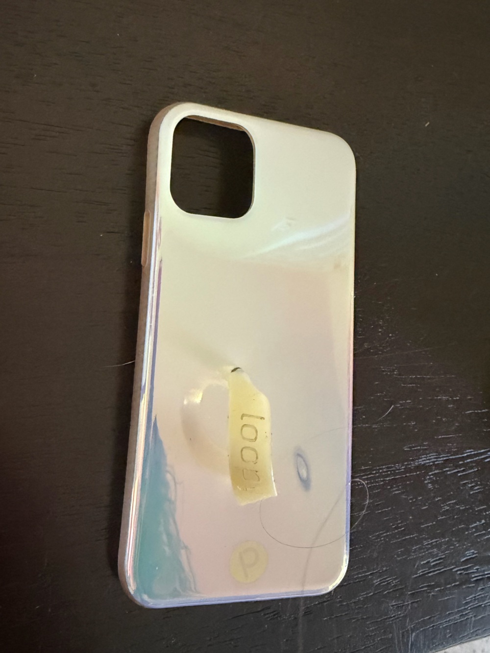 Loopy Case Iridescent White Phone Case